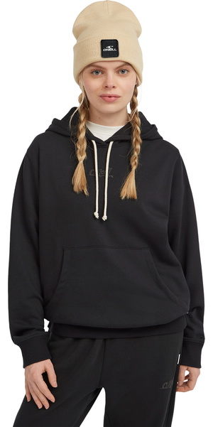 2025 O'Neill Mujer Sudadera Con Capucha Essentials Script 1750123 - Black Out
